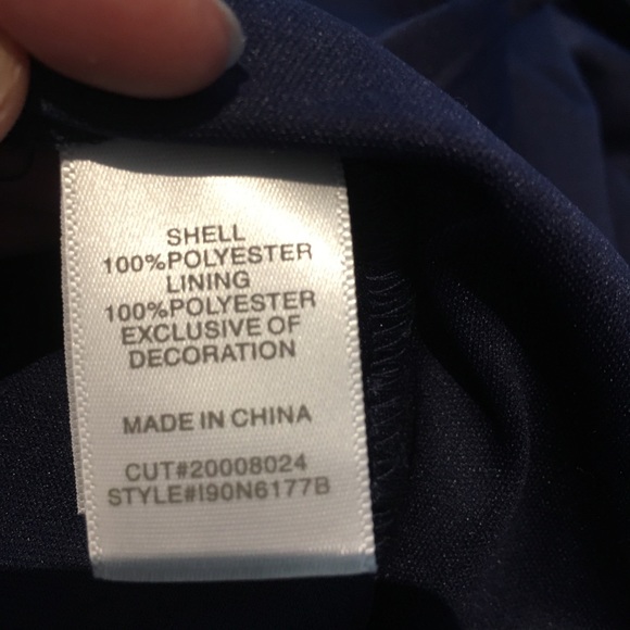 Navy Blue Lace Evening Dress (New with Tag… - Picture 8 of 8